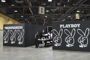 The Hundreds booth at Agenda Festival.