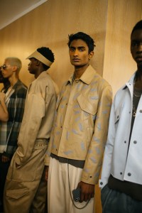 Backstage at Ermenegildo Zegna Men's Spring 2019