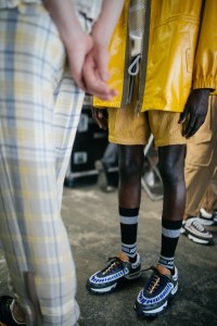 Backstage at Ermenegildo Zegna Men's Spring 2019
