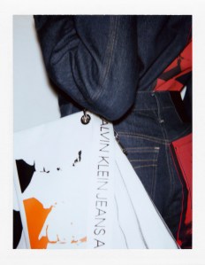 A look from Calvin Klein Jeanswear.
