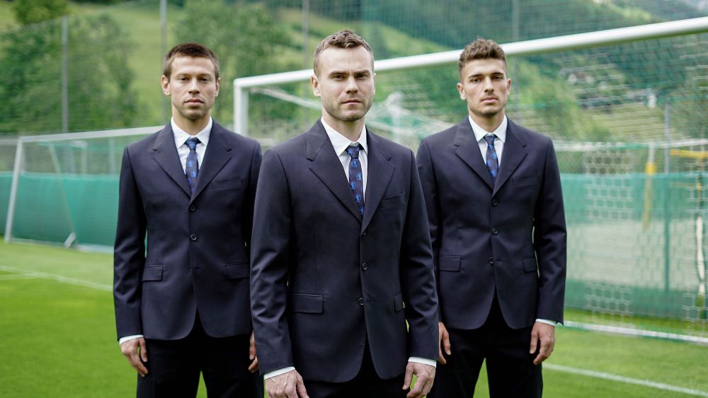 Fedor Smolov, Igor Akinfeev and Roman Neustadter