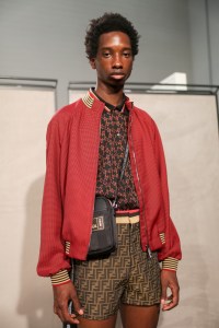 Backstage at Fendi Men's Spring 2019