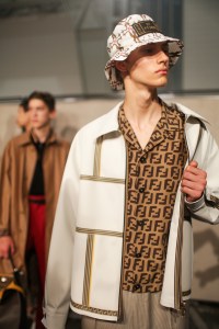Backstage at Fendi Men's Spring 2019