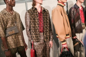 Backstage at Fendi Men's Spring 2019