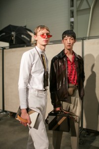 Backstage at Fendi Men's Spring 2019