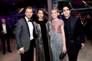Derek Hough, Nina Dobrev, Jackie Swerz, and Douglas Chabbott