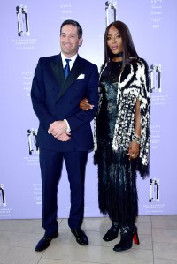 Theo Spilka and Naomi Campbell