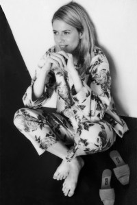 Model wearing an outfit from the Kate Spade sleepwear collection on May 16, 2000 in New York.