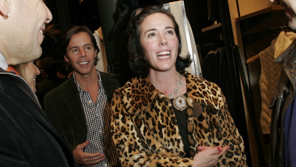 Kate Spade attends Steven Sebring's "Bygone Days" book signing at Ralph Lauren SoHo.