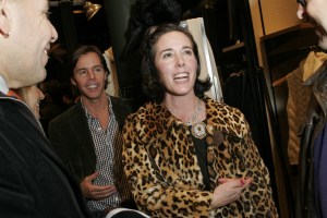 Kate Spade attends Steven Sebring's "Bygone Days" book signing at Ralph Lauren SoHo.