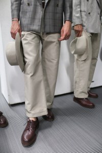 Backstage at Giorgio Armani Men's Spring 2019