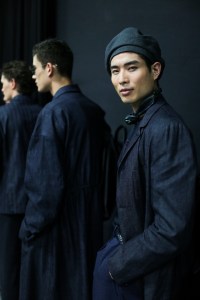 Backstage at Giorgio Armani Men's Spring 2019