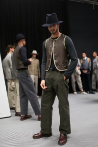 Backstage at Giorgio Armani Men's Spring 2019