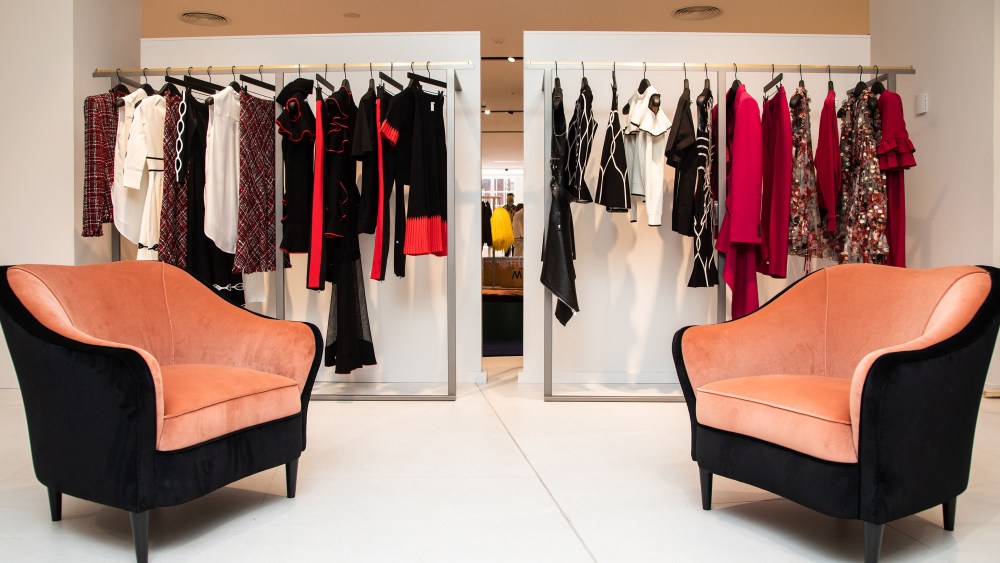The new London's Harvey Nichols women's wear floor.