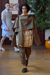 Model on the catwalk