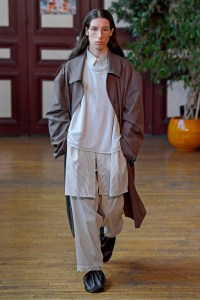 Model on the catwalk