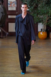 Model on the catwalk