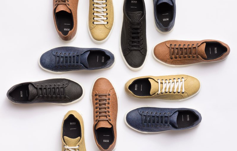 Hugo Boss pineapple-fiber sneakers