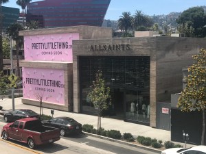Pretty Little Thing and All Saints Melrose Avenue