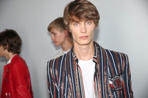 Backstage at Balmain Spring 2019