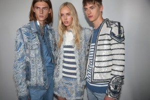 Backstage at Balmain Spring 2019