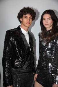 Backstage at Balmain Spring 2019