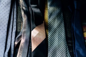 Josh Groban tries on suits for the 2018 Tony Awards.  Photographed by Nina Westervelt