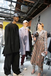 Backstage at Juun.J Men's Spring 2019
