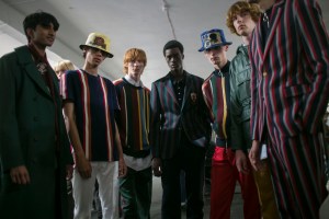Backstage at Kent & Curwen Men's Spring 2019