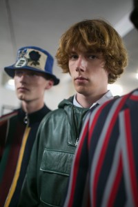 Backstage at Kent & Curwen Men's Spring 2019