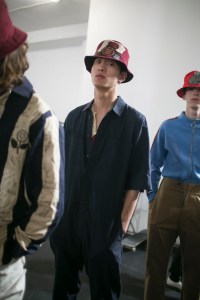 Backstage at Kent & Curwen Men's Spring 2019