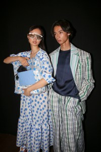 Backstage at Kenzo Spring 2019