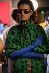 Backstage at Kenzo Spring 2019