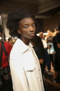 Backstage at Kenzo Spring 2019