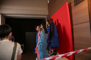 Backstage at Kenzo Spring 2019