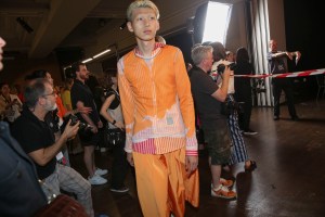 Backstage at Kenzo Spring 2019