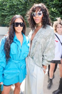Kim kardashian and Naomi Campbell