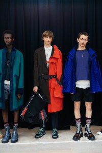 Backstage at Lanvin Men's Spring 2019