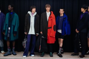 Backstage at Lanvin Men's Spring 2019