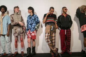 Backstage at Liam Hodges Men's Spring 2019