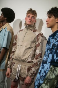 Backstage at Liam Hodges Men's Spring 2019