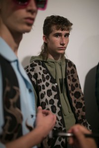 Backstage at Liam Hodges Men's Spring 2019