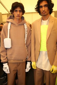 Backstage at Louis Vuitton Men's Spring 2019