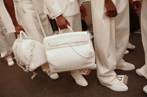 Backstage at Louis Vuitton Men's Spring 2019