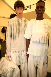 Backstage at Louis Vuitton Men's Spring 2019