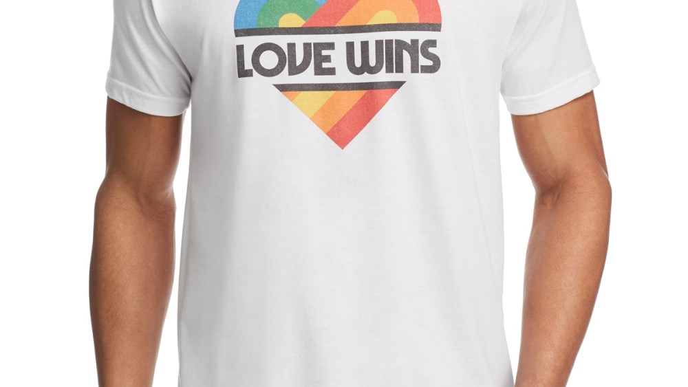 One of the Native Son Pride-themed T-shirts at Bloomingdale's.
