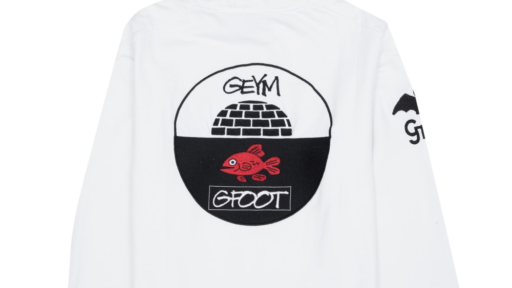 A sweatshirt from the Gorillaz/GEYM line.