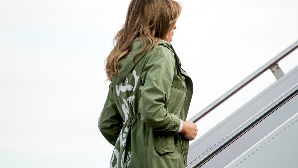 First lady Melania Trump boards a plane at Andrews Air Force Base, Md., to travel to TexasMelania Trump, Andrews Air Force Base, USA - 21 Jun 2018