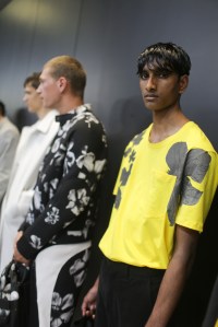 Backstage at Neil Barrett Men's Spring 2019