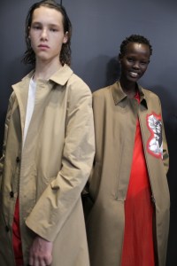 Backstage at Neil Barrett Men's Spring 2019